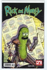 Rick & Morty #37 Pickle Rick Variant Cover B Mike Vasquez X-Men #141 Homage