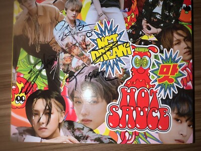 NCT DREAM [HOT SAUCE] Autographed Signed Promo Album | eBay