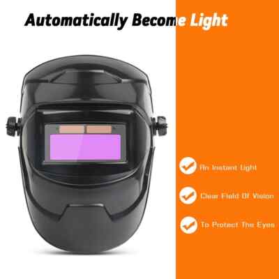 Welding Helmet Chameleon Large Angle Classic Solar Automatic Dimming Face Mask