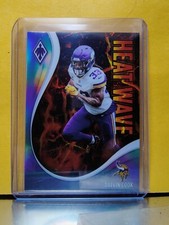 2021 Panini Phoenix Football DALVIN COOK Heat Wave Insert SILVER HOLO Vikings
