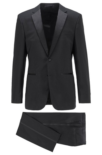 PalmbeachFormals社製 Taylored made. Formal jacket made in USA Palm Beach USA Made Tuxedo Suit Jacket Blazer Mens 64L Black Solid