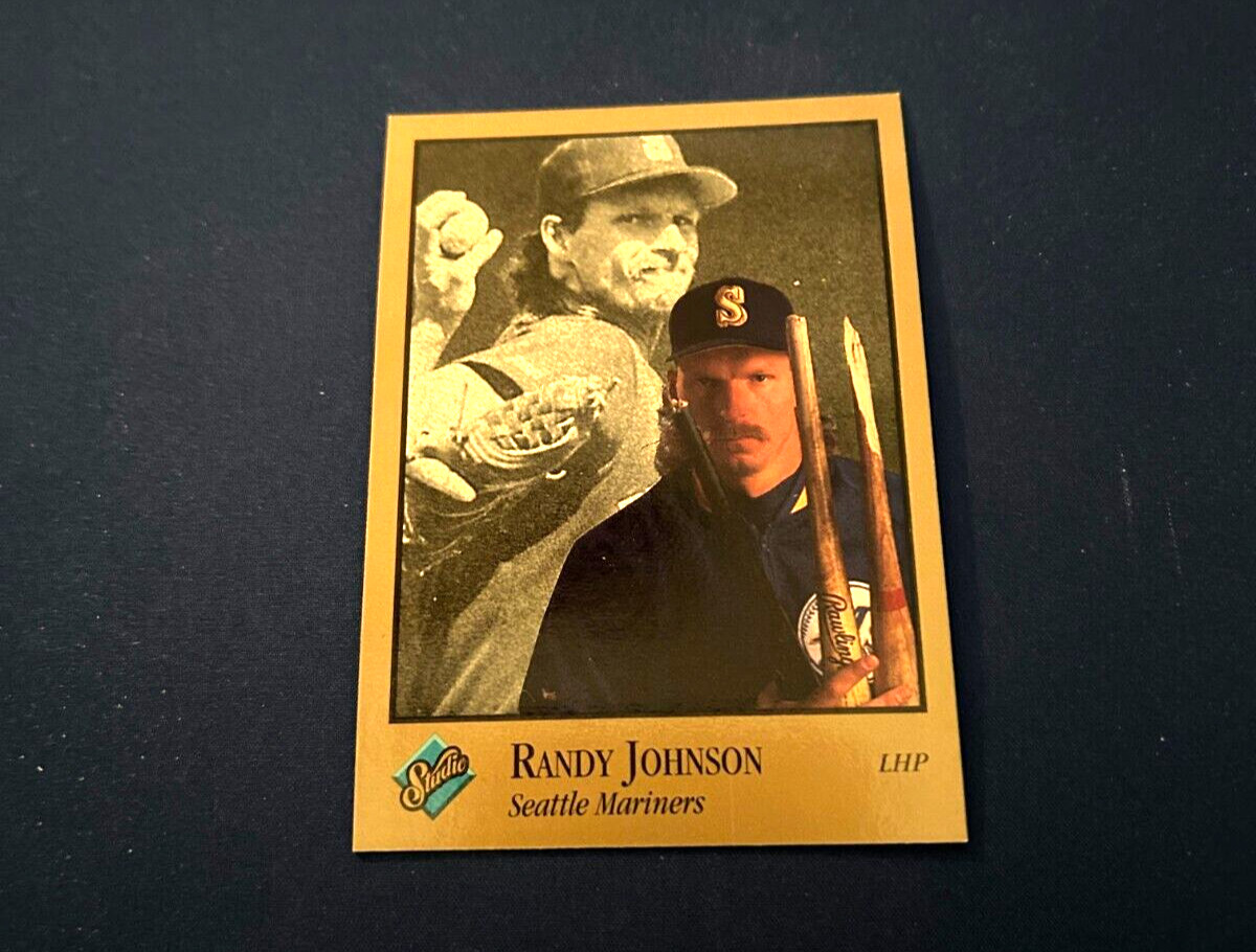1992 Studio Baseball Randy Johnson #234 HOF Set Break NM