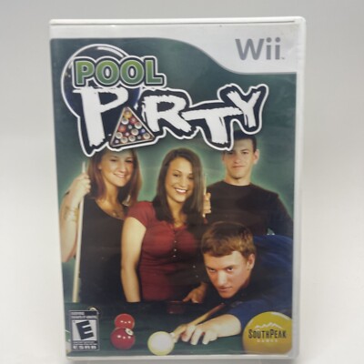 Pool Party (Nintendo Wii, 2006) Manual Included Tested Working
