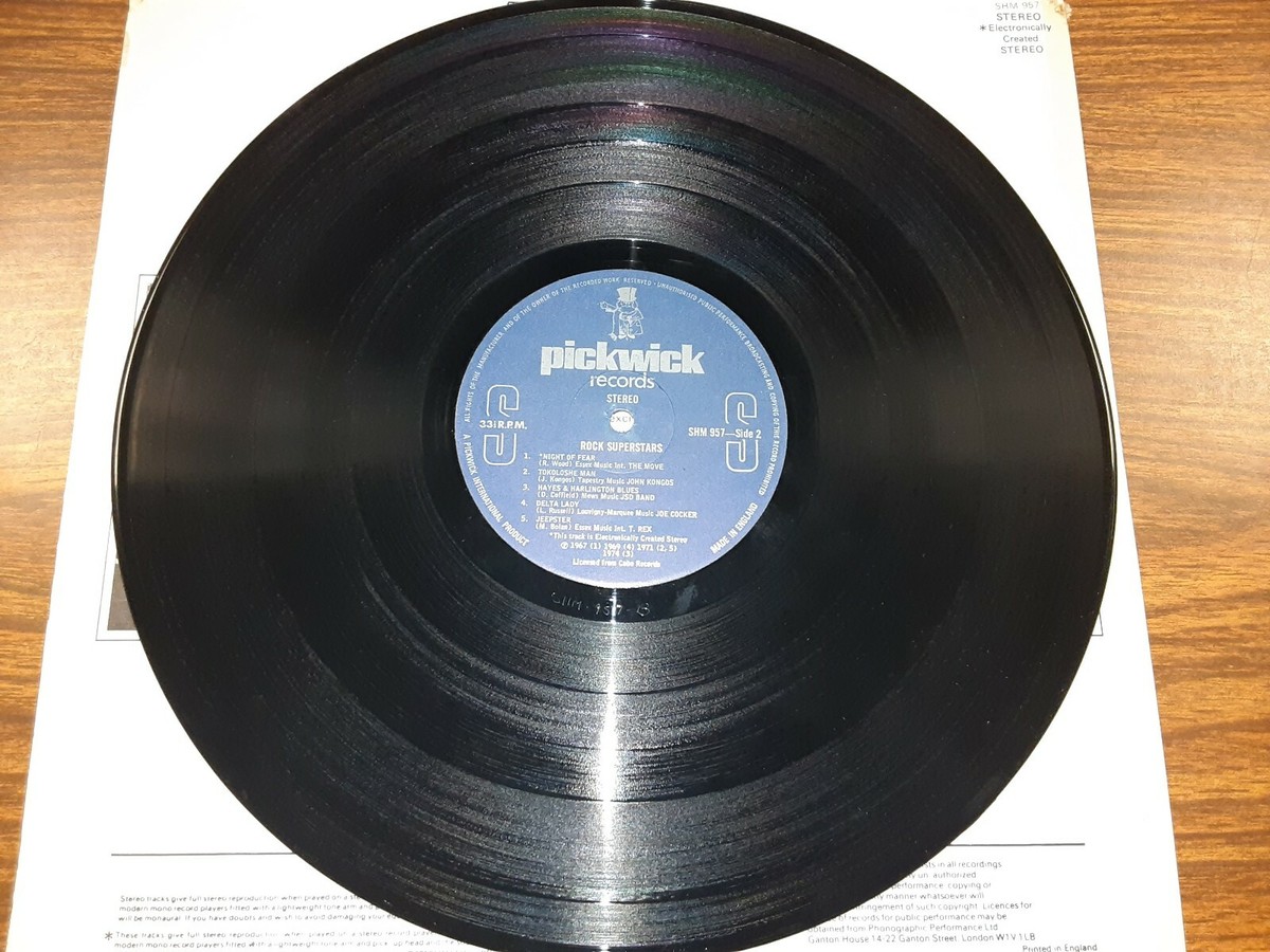 TRIPLE BLACK DIAMOND レコード　Record ROCK COMPILATION*ROCK SUPERSTARS*LP RECORD VG/VG UK IMPORT