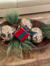 NEW Pottery Barn Oversized Mercury Finial Christmas Decor Ornament Silver NIB