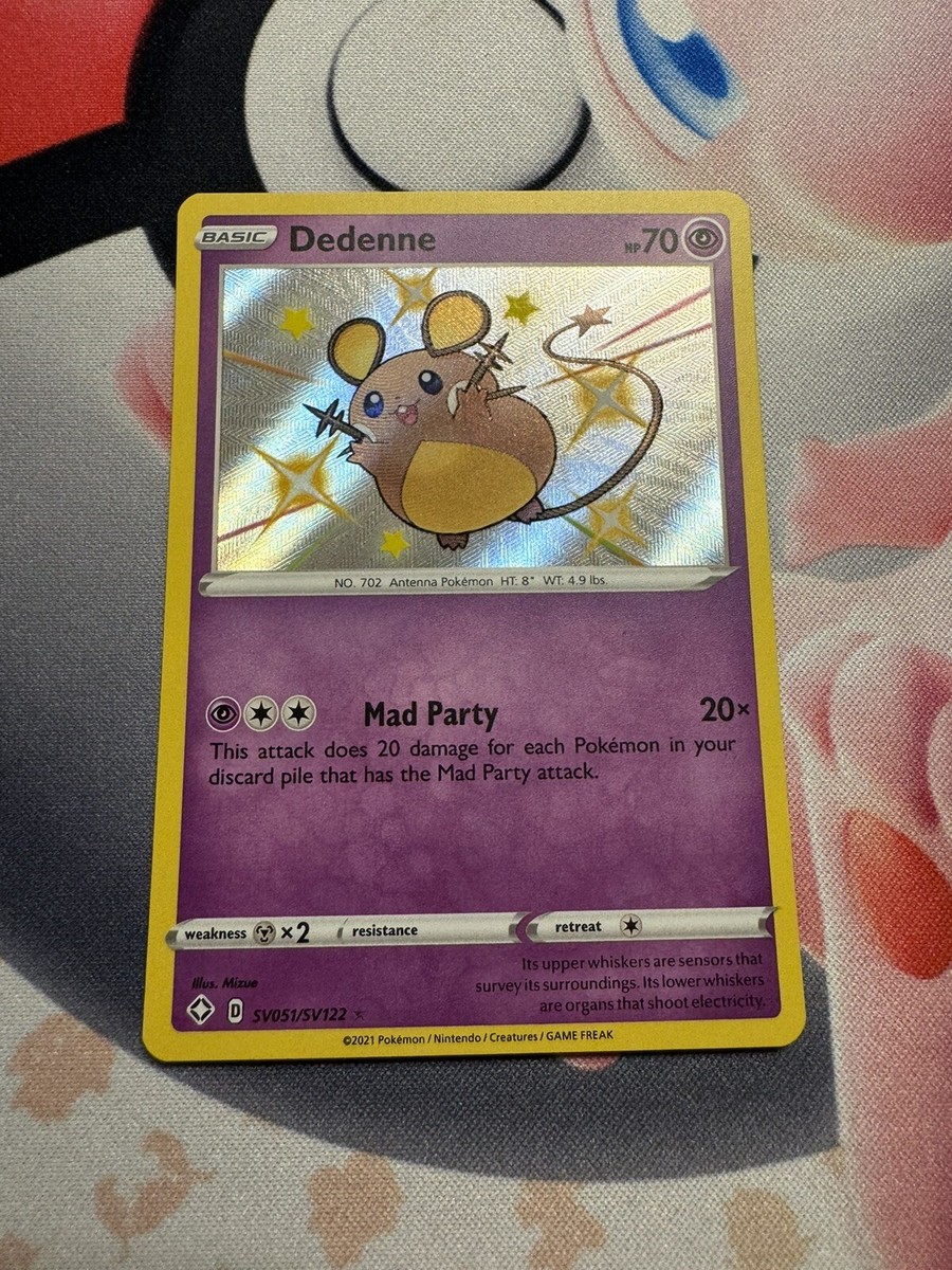 海外shining fates DEDENNE POLTEAGEIST 2つ Amazon.com: Pokemon - Dedenne SV051/SV122 - Shining Fates