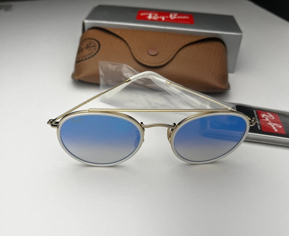 Neu Ray-Ban Round Double Bridge RB3647N Sonnenbrille  - Bild 3 von 4