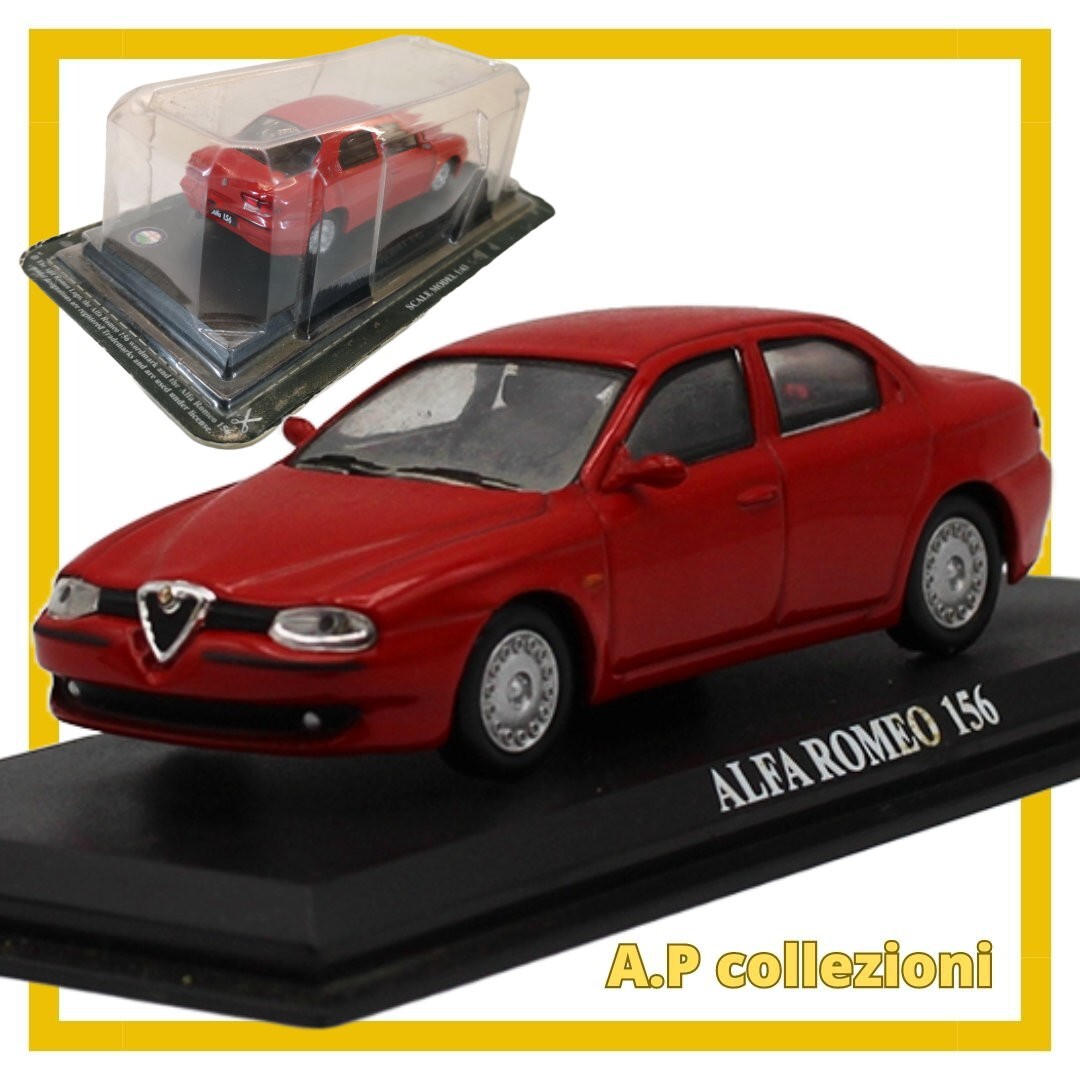modellino auto scala 1:43 alfa romeo 156 macchinina da collezione diecast