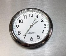 Mini White Dial Car Clock Stick-on Quartz Clocks Fit For Dashboard Home Boat Mini White Dial Car Clock Stick-on Quartz Clocks Fit For Dashboard Home Boat