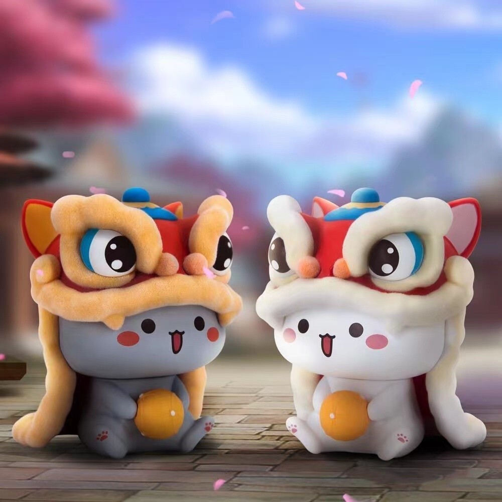 Season3 MITAO Cat Sweet lovely couple Peach and Goma Figure