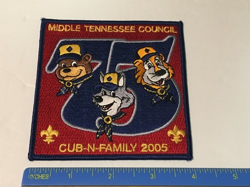 Middle Tennessee Council 2005 Cub & Family patch BSA BOY SCOUT 75 - Picture 2 of 3