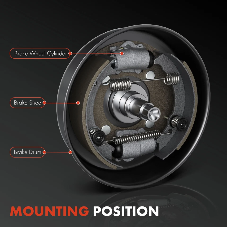 2x Rear Driver & Passenger Drum Brake Wheel Cylinder for Chrysler Plymouth Dodge - Image 2 of 4