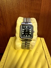 Geneva Quartz WOMEN'S WATCH Japan Movement Silver Finish Band Casual