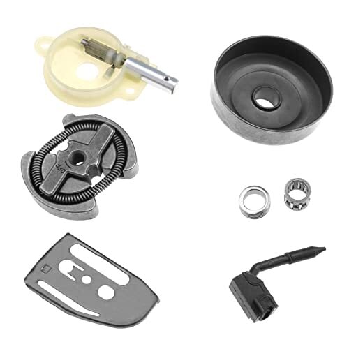 Kit Ricambio 7 Pezzi Frizione e Pompa Olio per Motosega Husqvarna