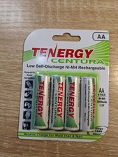 4-Pack TENERGY CENTURA Size AA Low Self-Discharge Ni-MH Rechargeable Batteries