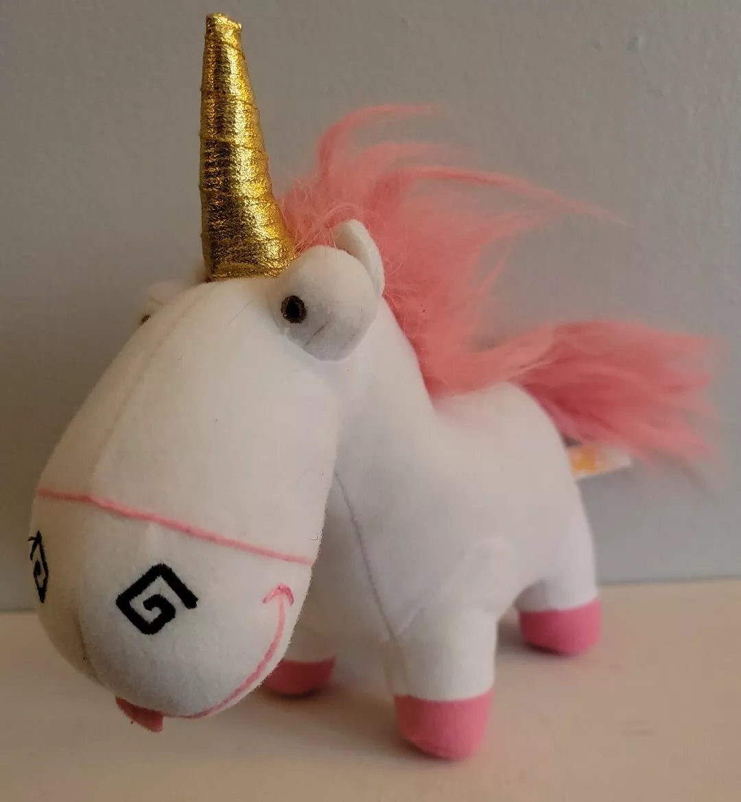 Fluffy Unicorn Plush Toy