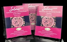 Baby Lock Solaris 3 Vision - Manual - 3 Book BUNDLE-Color - Coil Bound Lays Flat