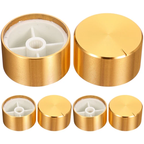  6 Pcs Guitar Knob Volume Control Knobs Tuner Buttons Electric Tone Cap