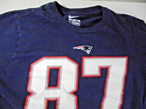 Rob Gronkowski Youth Size XL Nike Athletic Cut Tshirt New England Patriots #87 - Picture 3 of 6