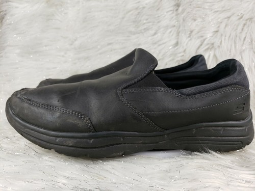 Black Loafers 64589 Shoes Mens Size 