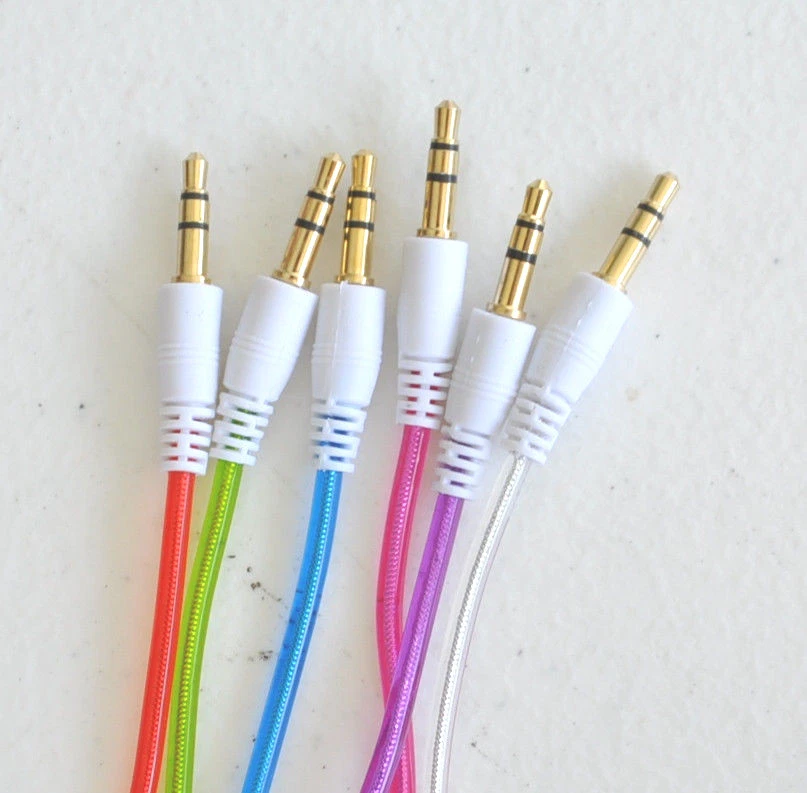 3.5mm male stereo audio aux auxiliary cable for iPod mp3 car iPhone 4s 5c 6 plus - Image 4 of 4