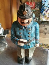 Achatit  Alter Schutzmann 38cm groß mit Hersteller Handarbeit