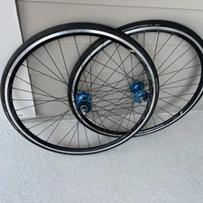 HED Belgium 700c Tubular Track or Fixie Wheel Set. Gran Comp Hubs/Conti 700x22