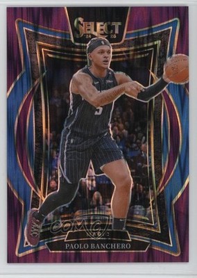 2024-25 Panini Select Concourse Purple Flash Prizm 98/249 Paolo Banchero #35 pe8