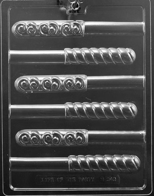 M242 Swirl Pretzel Chocolate Candy Mold