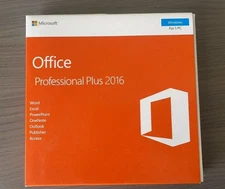 Microsoft Office 2016 Professional Plus DVD (Verified 6 PCs) +Product Key Sealed