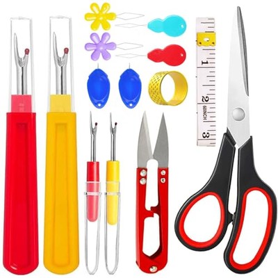 14 Pcs Sewing Seam Rippers, 2 Big and 2 Small Handy Stitch Ripper Sewing 14 PC