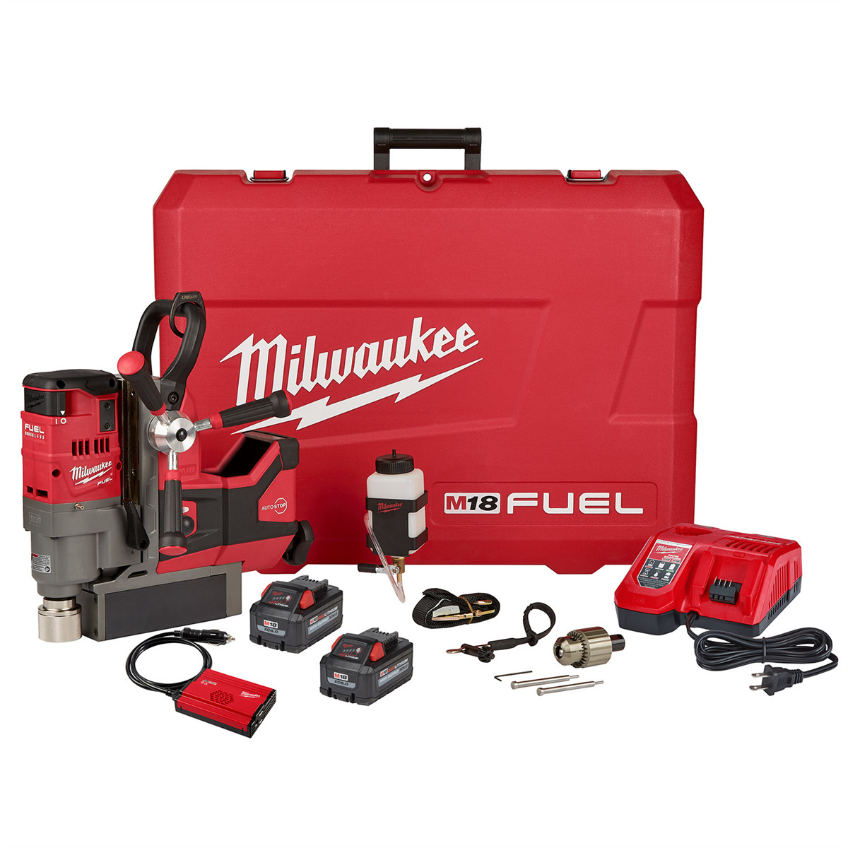 2788-22HDMilwaukee Tool M18 FUEL 1-1/2" Lineman Magnetic Drill High Demand Kit 