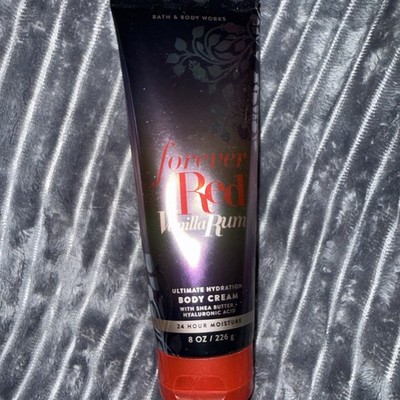 Bath And Body Works Forever Red Rum ultimate hydration Body Cream 8oz!!