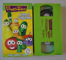 A Taste Of VeggieTales VHS, 2000 Sample VHS Tape