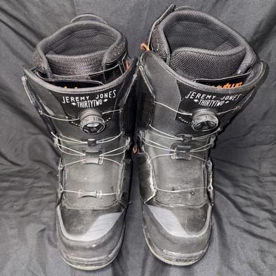 ThirtyTwo Jeremy Jones Snowboard Boots Men s Size 10.5 Black BOA Fit