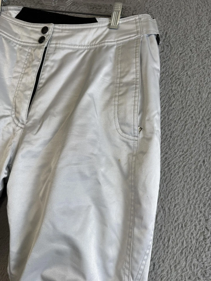 Pantalones de nieve Marker para mujer 6P Petite blancos aislados esquí snowboard evolución cálidos Foto 4 de 4