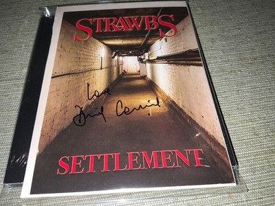 CD Strawbs Settlement Dave Cousins AUTOGRAPHED Signed Postcard R.I.P. Prog *NEW*