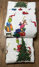 Pottery Barn Teen Dr. Seuss's The Grinch   Max   Twin Flat Sheet  Pillowcase