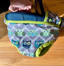 Owl Pattern Multicolor Doorway Jumper for Infant with Suspension Straps