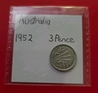 1952 Australia Threepence — photo from another recent sale