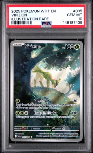 Virizion graded PSA 10 for sale on eBay