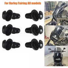 CNC Aluminum T25 Fairing Windshield Bolts Screws W/ Nuts Kit For Harley Fairing