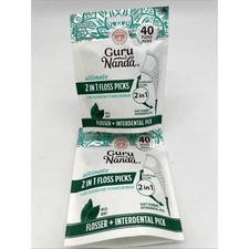 PACK 2 - GuruNanda 2-in-1 Ultimate Floss Deep Clean Flossers