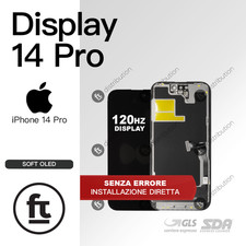 APPLE DISPLAY IPHONE 14 PRO 120hz OEM PARTE ORIGINALE NO ERRORE SCHERMO OLED