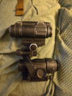 PVS-14 Gen 3 Night Vision Scope 1x IR Illuminator Picatinny Rail Mount Black