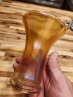 Vintage Translucent Carnival Glass 5.25" Iridescent Vase — photo 4