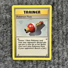 pokemon flute card Vintage Uncommon (Spanish) - Poke Flute Base Set Non-Holo Pokemon Card  86/102