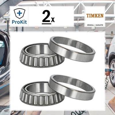 2x ORIGINAL  Timken 32016-X /TIMKEN/ Lager