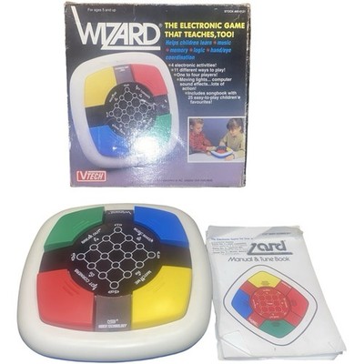 Vintage VTech Wizard elektronisches Lernspiel verpackt getestet funktioniert