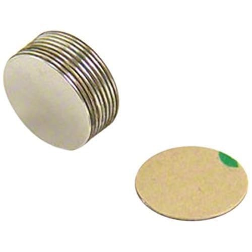 Aimant Néodyme Adhésif 15x0,5 mm N42 - Pastille Magnétique Puissante pour Loisirs Créatifs